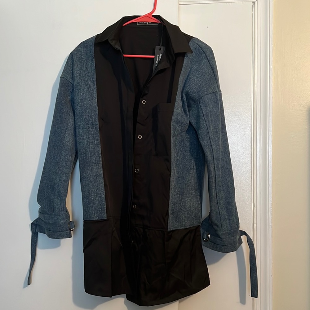 Maniere De Voir Longsleeve Shirt Dress UK Size 6/US Size 2